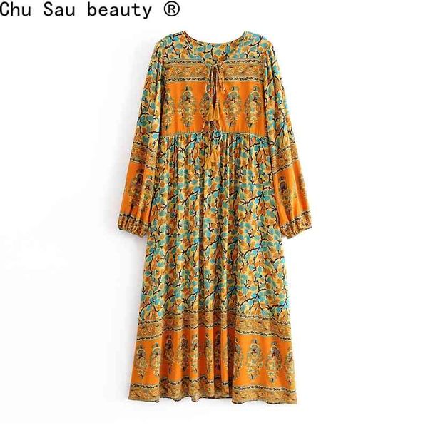 summer women's boho print o neck tassel lantern long sleeve dress loose holiday style female fashion 210514, Black;gray
summer women's boho print o neck tassel lantern long sleeve dress loose holiday style female fashion 210514, Black;gray