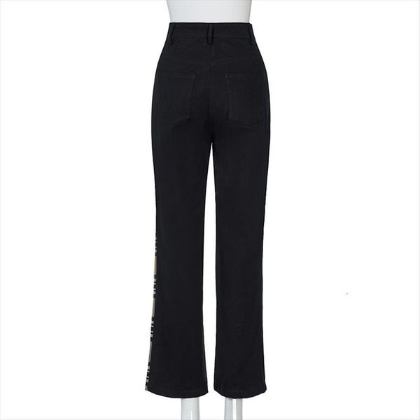 plaid patchwork high waist womens capris wide leg loose streetwear casual fashion summer clothes trousers, Black;white
plaid patchwork high waist womens capris wide leg loose streetwear casual fashion summer clothes trousers, Black;white