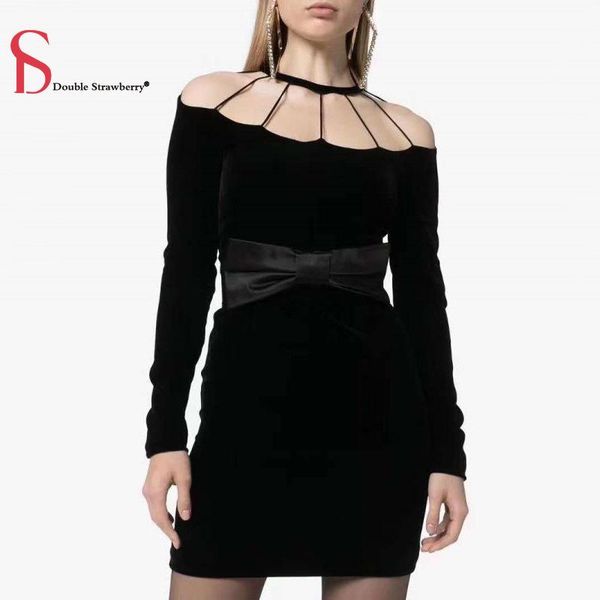 casual dresses double strawberry autumn fashion halter-neck off-shoulder waist slimming solid color bodycon party club mini dress, Black;gray
casual dresses double strawberry autumn fashion halter-neck off-shoulder waist slimming solid color bodycon party club mini dress, Black;gray