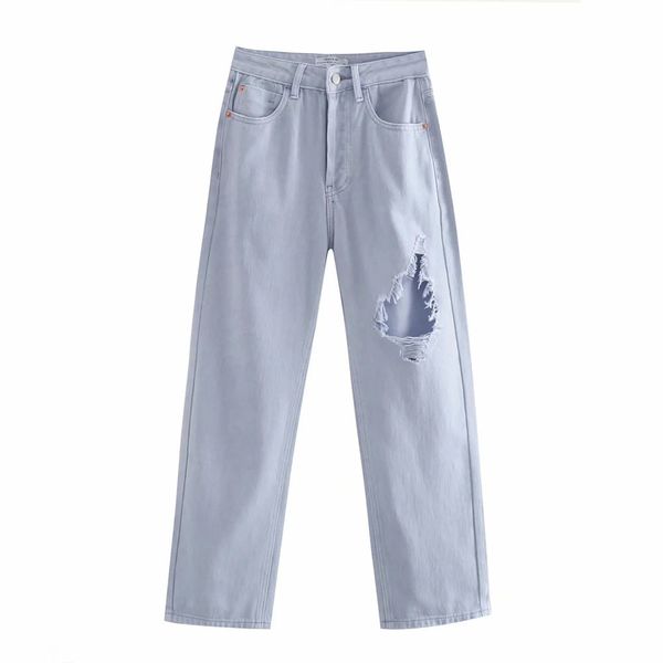 bbwm woman jeans high waist clothes wide leg denim clothing solid color streetwear vintage fashion hole straight pants 210520, Blue
bbwm woman jeans high waist clothes wide leg denim clothing solid color streetwear vintage fashion hole straight pants 210520, Blue