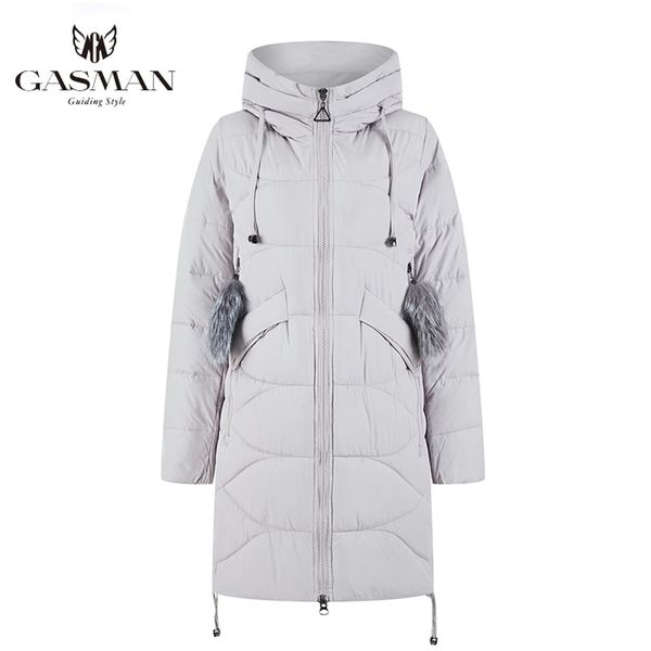 gasman winter women brand coat jacket down medium length hooded warm parka fur outerwear coats 18821 211013, Black
gasman winter women brand coat jacket down medium length hooded warm parka fur outerwear coats 18821 211013, Black
