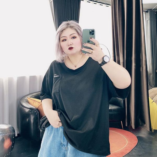 women's t-shirt women simplicity short sleeve t shirt black white summer korean fashion pocket loose 2xl oversized harajuku basic cloth
women's t-shirt women simplicity short sleeve t shirt black white summer korean fashion pocket loose 2xl oversized harajuku basic cloth