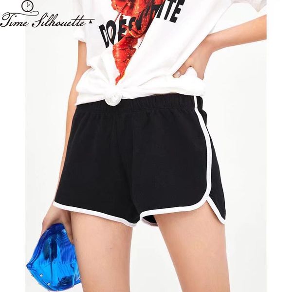 women's shorts fashion summer women candy color elastic waist lady soft cotton causal feminino short pants female m886, White;black
women's shorts fashion summer women candy color elastic waist lady soft cotton causal feminino short pants female m886, White;black