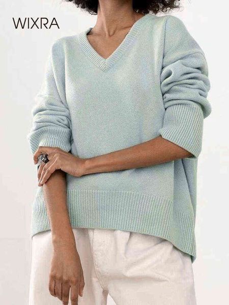 wixra v neck sweaters women pullover femme jumper korean fashion ladies solid knitwear autumn winter 211217, White;black
wixra v neck sweaters women pullover femme jumper korean fashion ladies solid knitwear autumn winter 211217, White;black