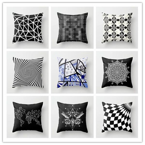 cushion covers black and white decorative throw pillowcase geometry cotton polyester seat cover for sofa home decor cushion/decorative pillo
cushion covers black and white decorative throw pillowcase geometry cotton polyester seat cover for sofa home decor cushion/decorative pillo