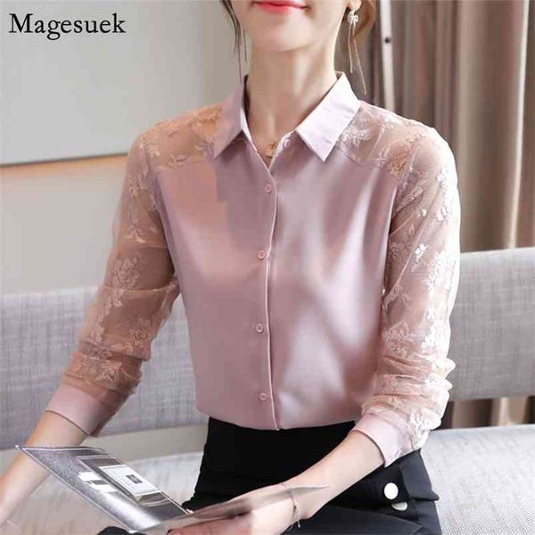 fashion lapel lace chiffon blouse women autumn korean long sleeve cardigan button up shirt casual pink 11491 210512, White
fashion lapel lace chiffon blouse women autumn korean long sleeve cardigan button up shirt casual pink 11491 210512, White