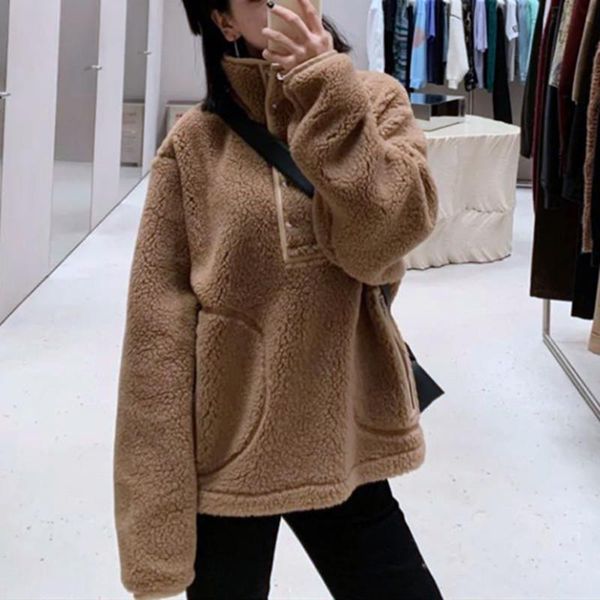 women's jackets women and men coat turn-down collar buttons simple pullover top, Black;brown
women's jackets women and men coat turn-down collar buttons simple pullover top, Black;brown