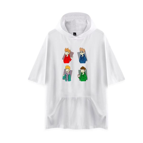 men's t-shirts eddsworld fashion hooded t shirts summer short sleeve casual streetwear clothes, White;black
men's t-shirts eddsworld fashion hooded t shirts summer short sleeve casual streetwear clothes, White;black