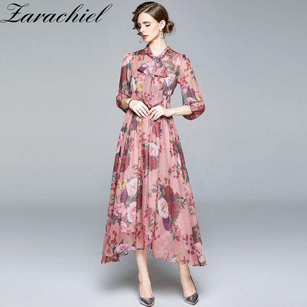 dresses runway fall chiffon women bow neck three quarter sleeve flower print pleated long es plus size bohemian floral, Black;gray
dresses runway fall chiffon women bow neck three quarter sleeve flower print pleated long es plus size bohemian floral, Black;gray