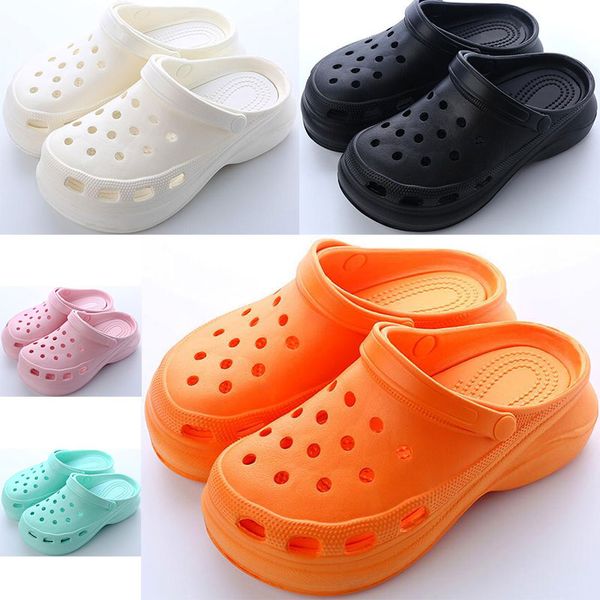 newly sell womens summer thick-soled hole shoes ladies height increase shoe black white orange pink girl beach classic sandals slippers
newly sell womens summer thick-soled hole shoes ladies height increase shoe black white orange pink girl beach classic sandals slippers