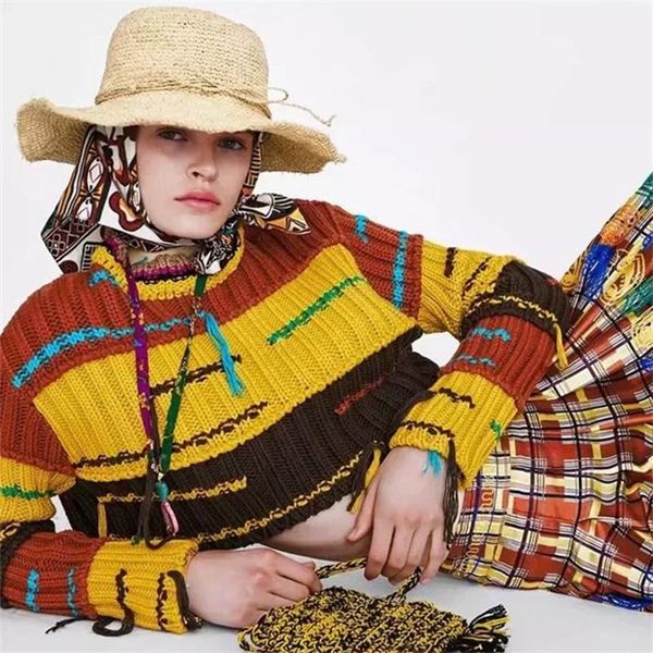 women's sweaters clothing winter striped sweater for women vintage patchwork knitted hippie jumpers chic streetwear pull femme, White;black
women's sweaters clothing winter striped sweater for women vintage patchwork knitted hippie jumpers chic streetwear pull femme, White;black
