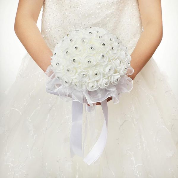 decorative flowers & wreaths lace diamond white bride wedding holding roses simulation bouquet artifical fake decoration
decorative flowers & wreaths lace diamond white bride wedding holding roses simulation bouquet artifical fake decoration
