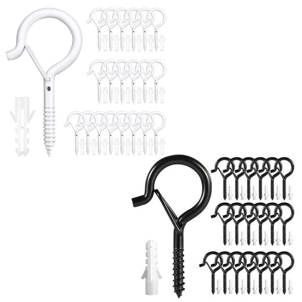 hooks & rails 20pcs q-hanger easy release screw with safety buckle for string lights
hooks & rails 20pcs q-hanger easy release screw with safety buckle for string lights