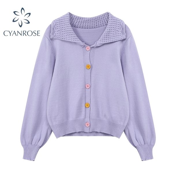 purple cardigan sweater sweet single breasted long sleeve knitted elegant chic korean preppy style knitwear 210515, White
purple cardigan sweater sweet single breasted long sleeve knitted elegant chic korean preppy style knitwear 210515, White