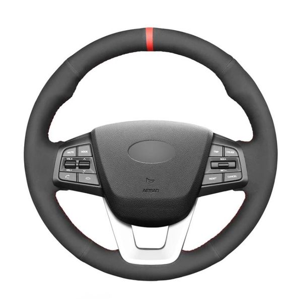 hand sew black suede car accessories comfortable steering wheel cover for ix25 2014 2021 creta covers
hand sew black suede car accessories comfortable steering wheel cover for ix25 2014 2021 creta covers