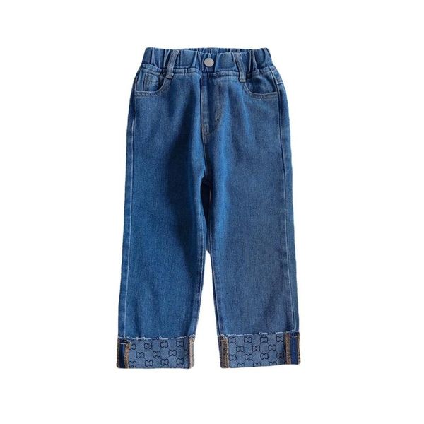 trousers girls 2021 spring autumn wide leg denim pants solid elastic waist kids jeans korean straight 2-7 years old children's, Blue
trousers girls 2021 spring autumn wide leg denim pants solid elastic waist kids jeans korean straight 2-7 years old children's, Blue