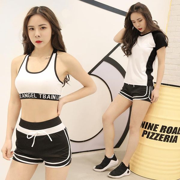 two piece dress spring and summer lady exercise set women's fitness running slim shorts fake two-piece three-piece suit, White
two piece dress spring and summer lady exercise set women's fitness running slim shorts fake two-piece three-piece suit, White