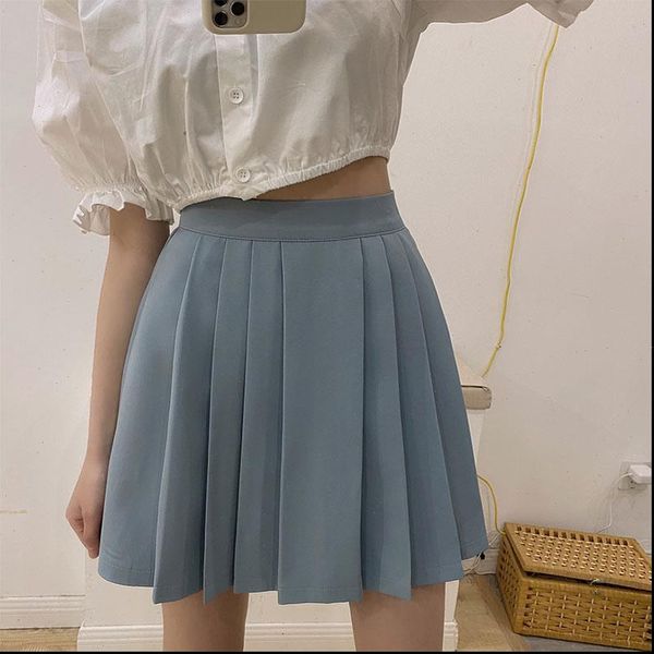 womens skirts sml 3 colors woman summer preppy style high waist line mini skirt solid color pleated x1330, Black
womens skirts sml 3 colors woman summer preppy style high waist line mini skirt solid color pleated x1330, Black