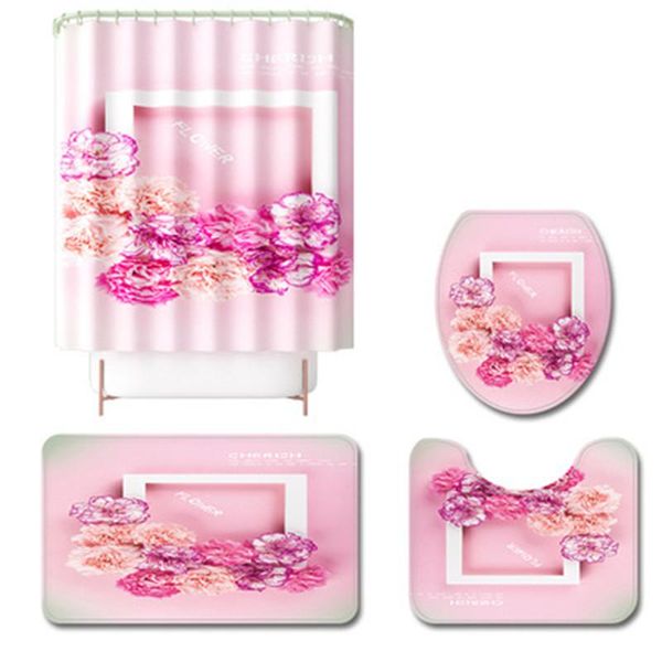 shower curtains 4pcs/set bathroom mat set anti-slip flower pattern curain coral fleece floor washable rug
shower curtains 4pcs/set bathroom mat set anti-slip flower pattern curain coral fleece floor washable rug