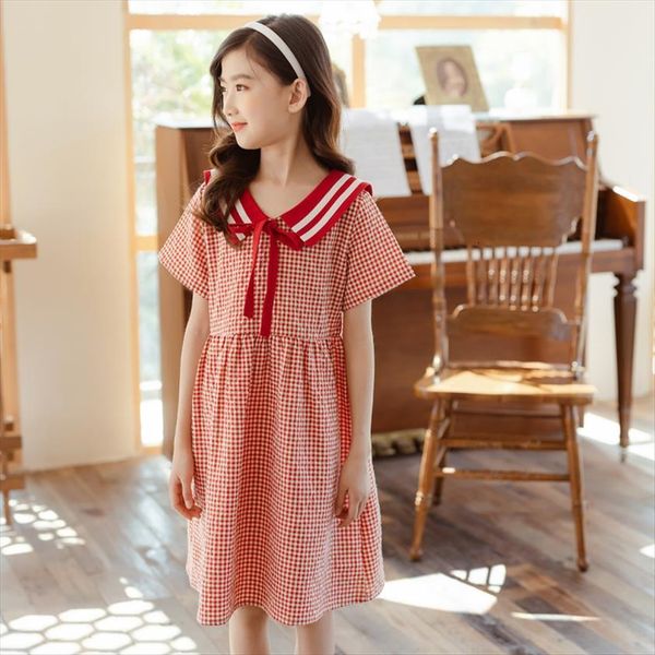 children summer girls 100% cotton girl dresses kids clothes elegant baby party plaid bow, 8895, Red;yellow
children summer girls 100% cotton girl dresses kids clothes elegant baby party plaid bow, 8895, Red;yellow