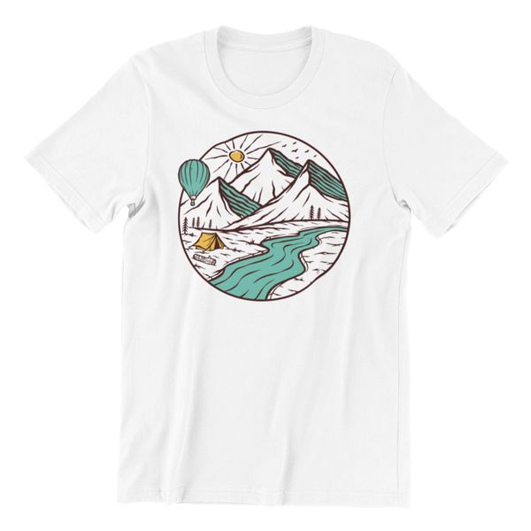 Adventures In The Mountain Wild Nature Hiking Climbing Mens Printed T-shirt, White;black
Adventures In The Mountain Wild Nature Hiking Climbing Mens Printed T-shirt, White;black