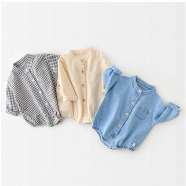 jumpsuits kids cowboy boy girl rompers baby pure color infant stripe born clothes, Blue
jumpsuits kids cowboy boy girl rompers baby pure color infant stripe born clothes, Blue
