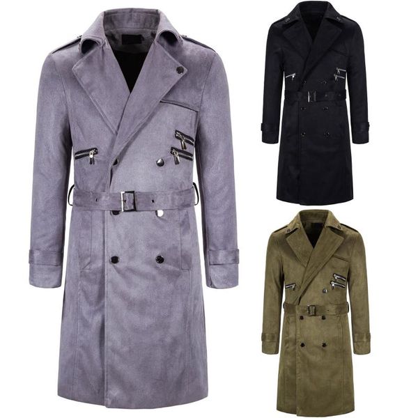 men's jackets fall / winter 2021 windbreaker mid-length trench coat with lapel solid color suede chaquetas hombre#c, Black;brown
men's jackets fall / winter 2021 windbreaker mid-length trench coat with lapel solid color suede chaquetas hombre#c, Black;brown