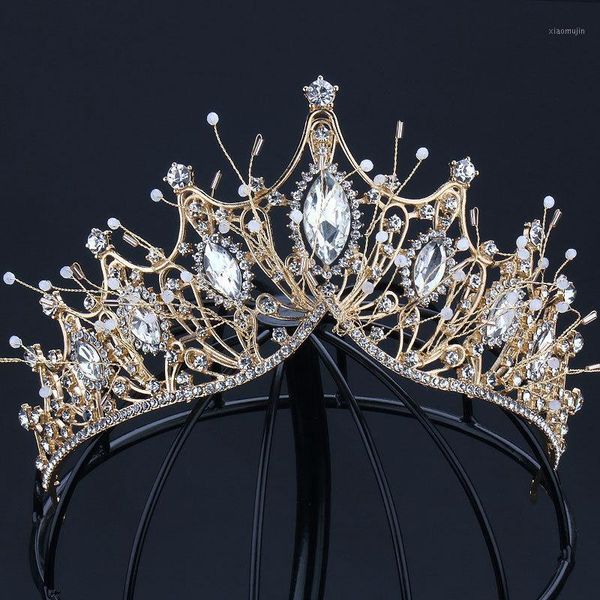 hair clips & barrettes femal tiara big diamond crowns beautiful headpiece wedding crown accessories for prom birthday costume party, Golden;silver
hair clips & barrettes femal tiara big diamond crowns beautiful headpiece wedding crown accessories for prom birthday costume party, Golden;silver
