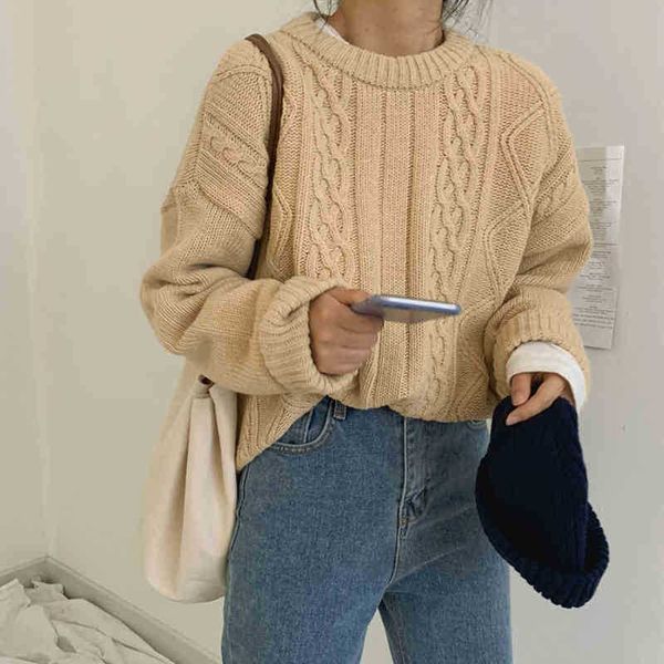 women's sweaters sweaters winter casual o-neck loose twist sweater female knitted jumpers full sleeve women pullovers knit 9zn7, White;black
women's sweaters sweaters winter casual o-neck loose twist sweater female knitted jumpers full sleeve women pullovers knit 9zn7, White;black