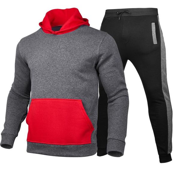 gym clothing 2021 the spring and autumn fashion color matching leisure sport suit men spell have cap fleece trousers two-piece outfit, White;black
gym clothing 2021 the spring and autumn fashion color matching leisure sport suit men spell have cap fleece trousers two-piece outfit, White;black