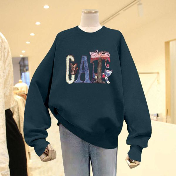 women's sweaters hoodies plush and thickened sweater autumn winter korean ins fashion versatile student loose long sleeve y5rl, White;black
women's sweaters hoodies plush and thickened sweater autumn winter korean ins fashion versatile student loose long sleeve y5rl, White;black