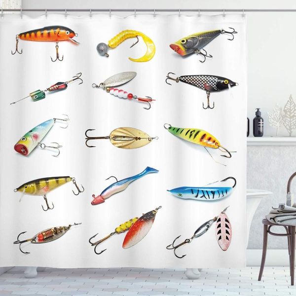 shower curtains fishing curtain several fish hook equipment objects trolling angling netting gathering activity bathroom decor set
shower curtains fishing curtain several fish hook equipment objects trolling angling netting gathering activity bathroom decor set