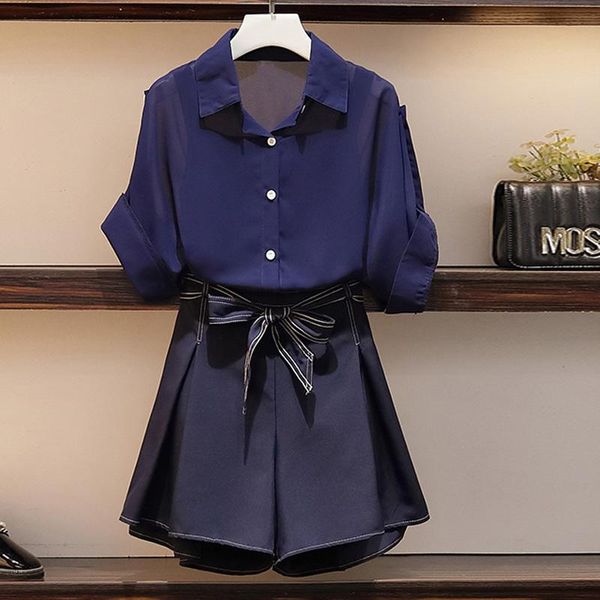 women's tracksuits large size elegant summer woman shorts 3 piece suit fashion short sleeve shirt solid color and wide leg pants casual, Gray
women's tracksuits large size elegant summer woman shorts 3 piece suit fashion short sleeve shirt solid color and wide leg pants casual, Gray