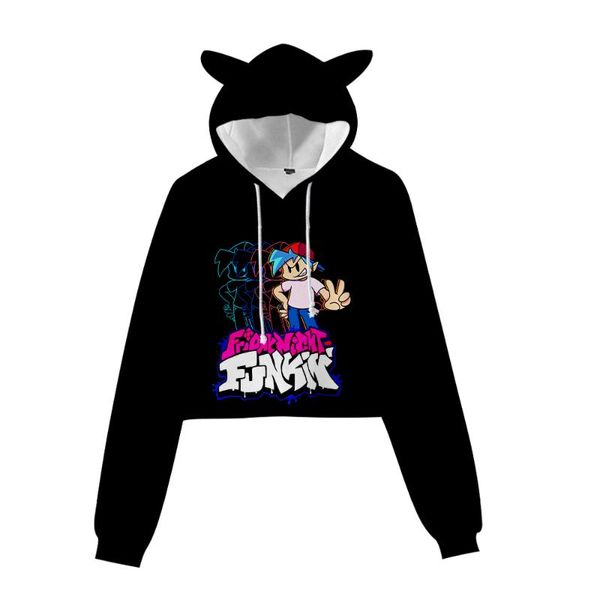 men's hoodies & sweatshirts 2t-16t children girls crop hoodie sweatshirt friday night funkin teenager short style cosplay custome, Black
men's hoodies & sweatshirts 2t-16t children girls crop hoodie sweatshirt friday night funkin teenager short style cosplay custome, Black
