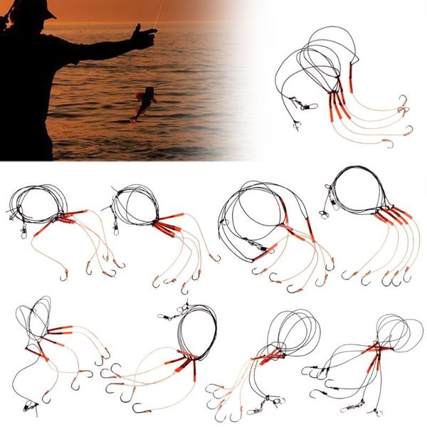 stainless steel fishing tackle lures string rigs swivel fishhooks with 5 hook w0yb hooks
stainless steel fishing tackle lures string rigs swivel fishhooks with 5 hook w0yb hooks