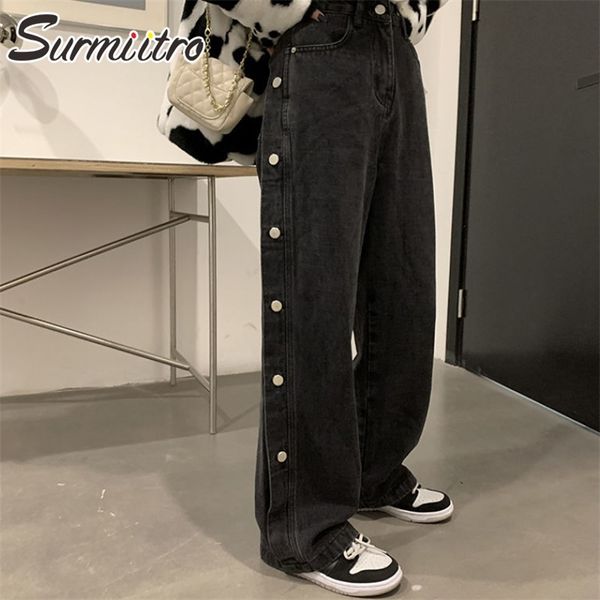 plus size s-5xl korean style wide leg mom jeans women breasted long denim pants female high waist boyfrind 210421, Black;white
plus size s-5xl korean style wide leg mom jeans women breasted long denim pants female high waist boyfrind 210421, Black;white