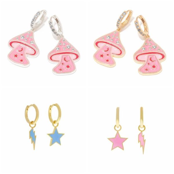 hoop & huggie boako 925 sterling silver earrings for women 2021 enamel pink star zircon earing piercing pendientes aros colores cz, Golden;silver
hoop & huggie boako 925 sterling silver earrings for women 2021 enamel pink star zircon earing piercing pendientes aros colores cz, Golden;silver