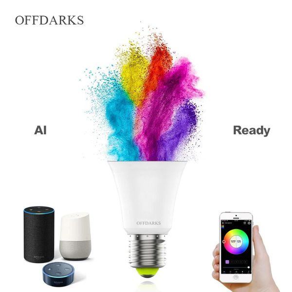bulbs offdarks smart led light bulb 7w wifi voice control compatible with alexa google assistant dimmable 100-265v
bulbs offdarks smart led light bulb 7w wifi voice control compatible with alexa google assistant dimmable 100-265v
