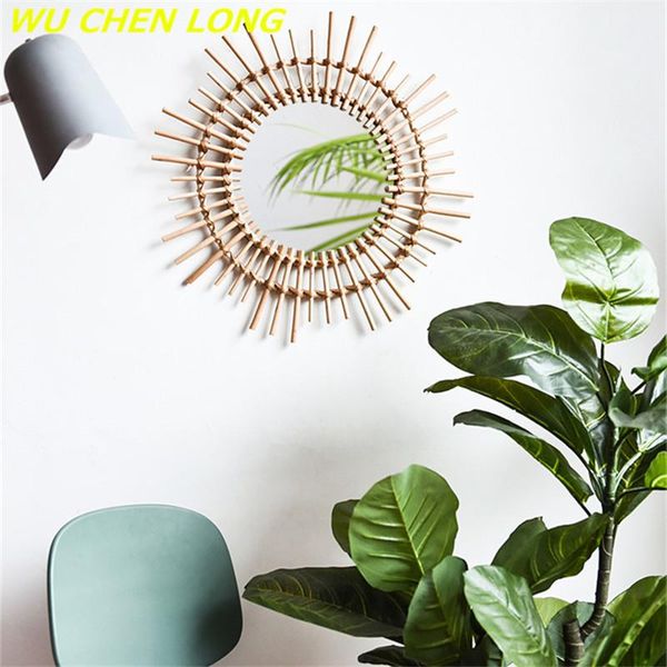 mirrors wu chen long modern rattan mirror wall hanging bathroom decor crafts home makeup mural guesthouse pendant r5669
mirrors wu chen long modern rattan mirror wall hanging bathroom decor crafts home makeup mural guesthouse pendant r5669