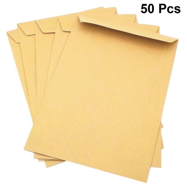 gift wrap 50pcs 229x162mm kraft paper envelope blank classic plain color envelopes for office school business letter storage (lig
gift wrap 50pcs 229x162mm kraft paper envelope blank classic plain color envelopes for office school business letter storage (lig