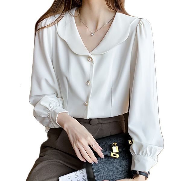 women's blouses & shirts peter pan collar white shirt women summer long sleeve casual woman clothes button chiffon blouse ch
women's blouses & shirts peter pan collar white shirt women summer long sleeve casual woman clothes button chiffon blouse ch