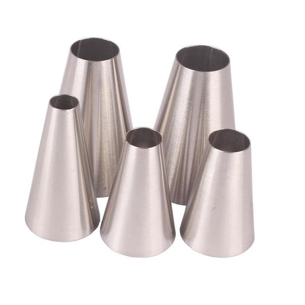 baking & pastry tools 5pcs kitchen accessories stainless steel nozzle set round cake nozzles for cream decoration diy decorating tips
baking & pastry tools 5pcs kitchen accessories stainless steel nozzle set round cake nozzles for cream decoration diy decorating tips