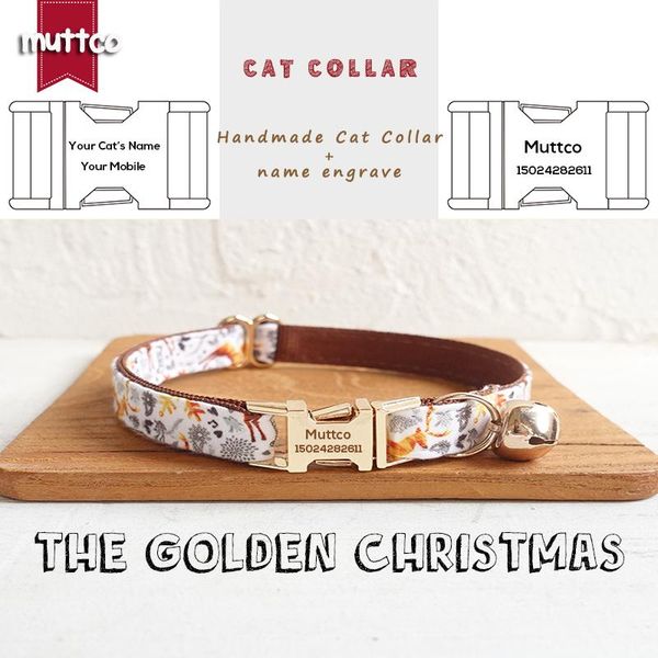 cat collars & leads muttco retail handmade engraved metal buckle collar for the golden chrismrs design 2 sizes ucc061j
cat collars & leads muttco retail handmade engraved metal buckle collar for the golden chrismrs design 2 sizes ucc061j