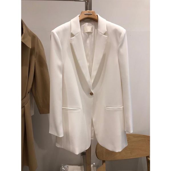 stylish loose ladies blazer simple solid white casual suit jacket lentejuela mujer korean spring women mm60nxz women's suits & blazers, White;black
stylish loose ladies blazer simple solid white casual suit jacket lentejuela mujer korean spring women mm60nxz women's suits & blazers, White;black