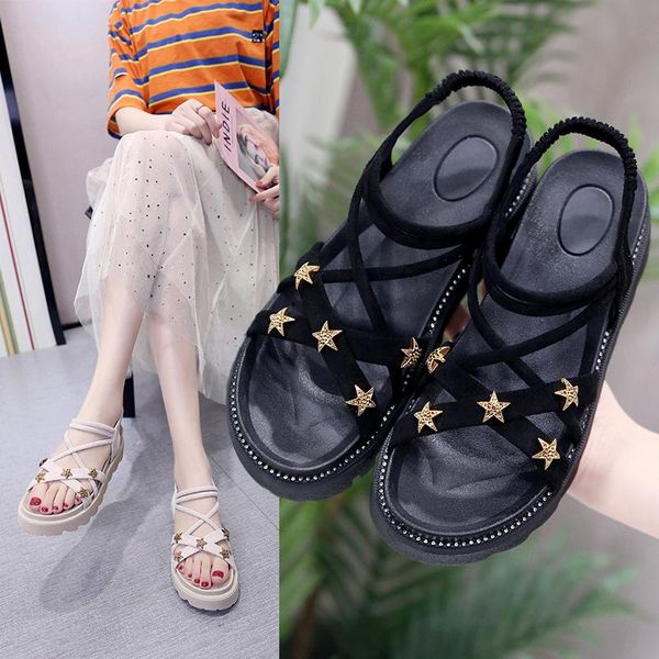 sandals fashion women's summer 2021 midheel fairy style web celebrity thick soles college students with skirt roman shoes, Black
sandals fashion women's summer 2021 midheel fairy style web celebrity thick soles college students with skirt roman shoes, Black