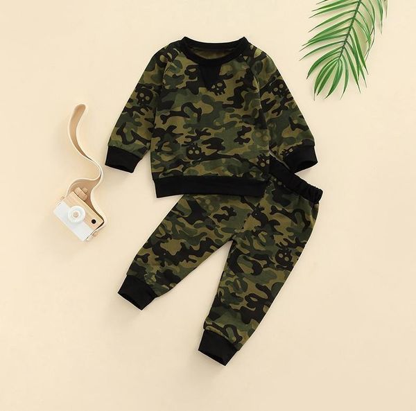 clothing sets 2 pcs infant camouflage print outfits boys color block long sleeve round neck sweatshirt trousers spring fall children1, White
clothing sets 2 pcs infant camouflage print outfits boys color block long sleeve round neck sweatshirt trousers spring fall children1, White