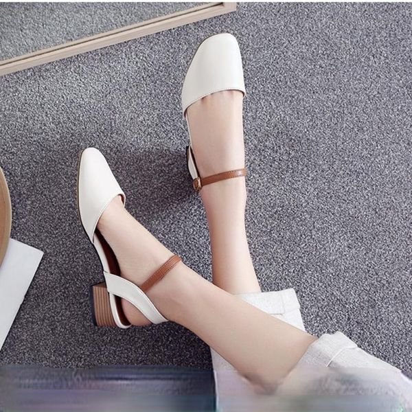 sandals female 2021 summer all-match thick heel high buckle round head super fire fairy style baotou women's shoes, Black
sandals female 2021 summer all-match thick heel high buckle round head super fire fairy style baotou women's shoes, Black