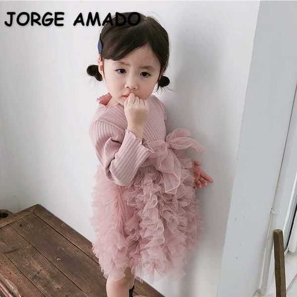 wholesale spring girls dresses fake 2-pcs solid color long sleeve waffle bow tutu princess e8002 210610, Red;yellow
wholesale spring girls dresses fake 2-pcs solid color long sleeve waffle bow tutu princess e8002 210610, Red;yellow