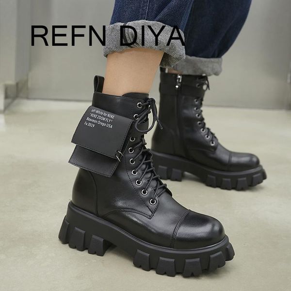 boots autumn winter shoes motorcycle ankle wallet combat for women platform artificial leather chunky block heel ladies, Black
boots autumn winter shoes motorcycle ankle wallet combat for women platform artificial leather chunky block heel ladies, Black