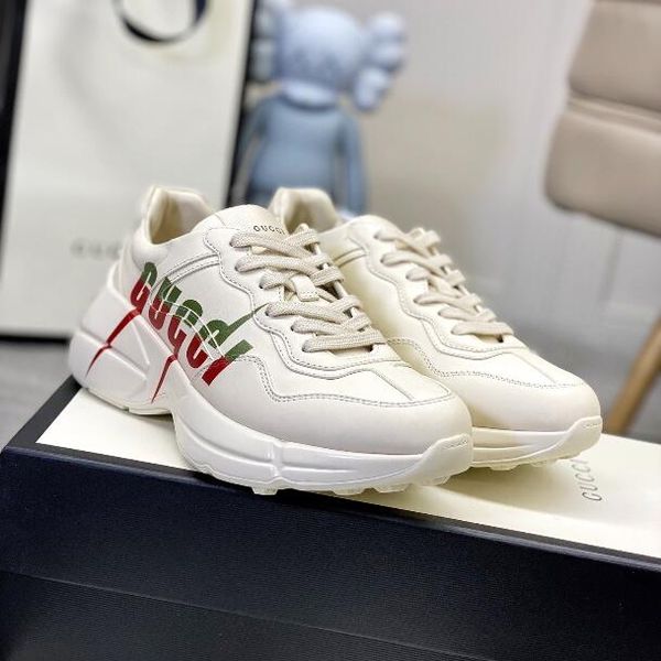 2021 Top Luxury shoes Rhyton Sneakers Beige Men Trainers Vintage Luxury Chaussures women Shoe Designer Sneaker with box, Black
2021 Top Luxury shoes Rhyton Sneakers Beige Men Trainers Vintage Luxury Chaussures women Shoe Designer Sneaker with box, Black